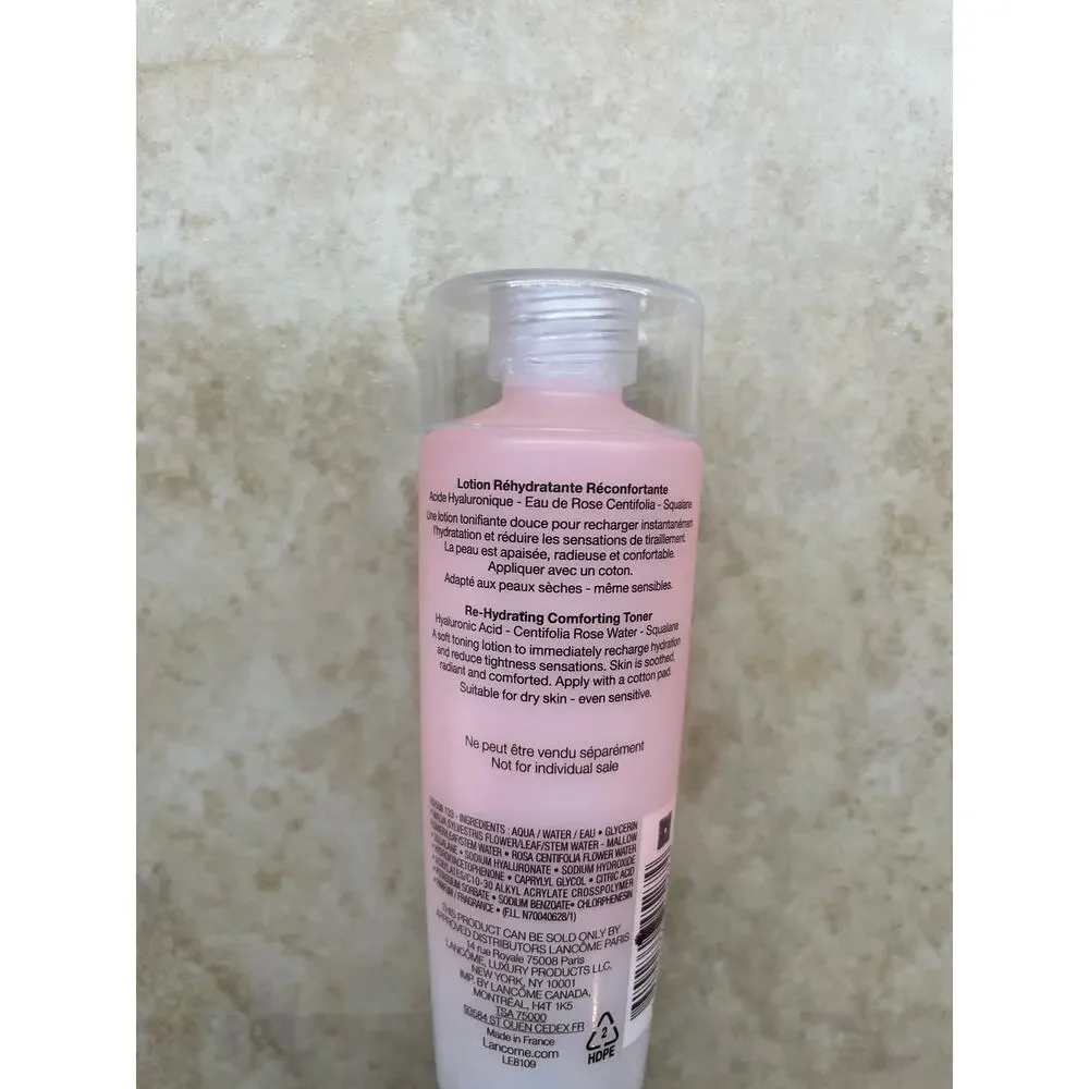 Lancôme Toner Tonique Facial Confort Re-Hydrating Comforting 4.2 oz New Paris